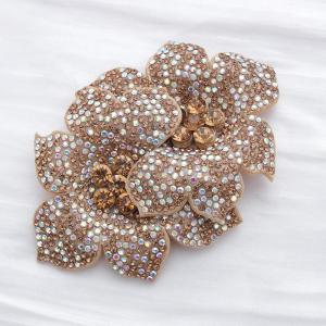 EELHOE | Rhinestone Flower Hotfix Applique Sparkle Scratch Resistant Iron on Patch for Clothing Sneakers Purse DIY Handcraft Projects