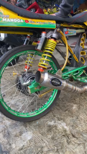 Knalpot Racing Jupiter Vega Supra Revo Blade Type CP3 GP5 Megalodon Original RPL Racing Indonesia