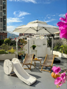 ZIYE | Premium Commercial Roman Style Patio Umbrella With Light