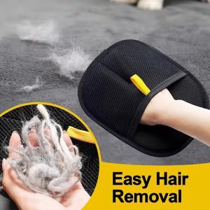 3Pcs Pet Grooming Glove / Electrostatic Hair Removal Gloves / Dog Cat Removal Brush Gloves / Adhesive Glove / Carpet Clothing Lint Cleaning Brushes