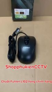 [Chính hãng] [Ảnh thật] [Có bảo hành] Chuột Có Dây Fuhlen L102 Optical Black USB - Hàng Nhập Khẩu