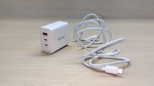 YOOBAO Y-761A2C 65W GaN Fast Charge 3 Port Foldable Adapter + Type-C to Type-C Cable Charger SET