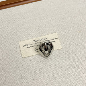 Nhẫn Đeo Tay Hình Giọt Nước Hình Học Cổ Điển Cho Nữ Nhẫn Kim Loại Cao Cấp Nhẫn Ngón Trỏ Đa Năng Nhẫn Thời Trang Hợp Kim Mới Về