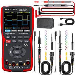 ZOYI | ZOYI ZT-706S Máy Đo Dao Động Cầm Tay Đồng Hồ Vạn Năng Máy Kiểm Tra Máy Phát Tín Hiệu Có Độ Chính Xác Cao 3 Trong 1 66000 Đếm Màn Hình Kỹ Thuật Số Công Cụ Đo Điện