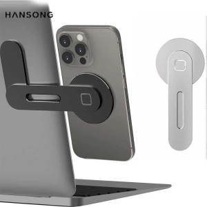 Rotation Foldable Magnetic Laptop Suspension Magnetic Phone Holder Self-adhesive Car Suspension Screen Bracket Adjustable Angle