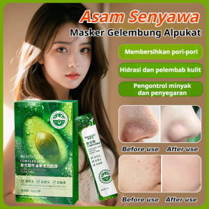 Complex Acid Avocado Bubble Mask Bubble Mask Masker Wajah Gelembung Amino Oksigen / Masker Wajah Glowing dan Putih