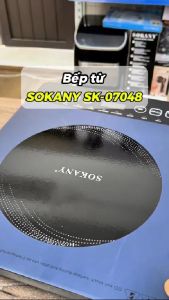 Bếp điện từ CẢM ỨNG SOKANY SK-07048 Công suất 2200W bếp từ đơn đa năng với 8 chế độ nấu