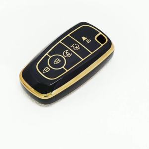 For Ford Mondeo Edge Mustang Fusion F150 Explorer Focus Lincoln Continental Corsair TPU Smart Key Shell Fob Case Cover KeyChain