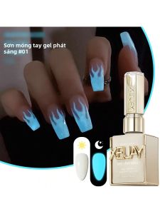 1Pc 15ML Gel Sơn Móng Tay Phát Sáng Trong Bóng Tối Dạ Quang Top Coat Cho Móng Tay DIY Lâu Dài Bền Đẹp Sử Dụng Tại Nhà Salon