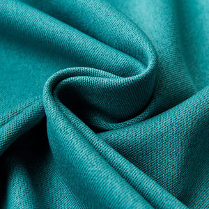 Soundproof Full Blackout New Chinese Style Solid Color Patchwork Finished Cotton Linen Polyester Curtain