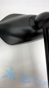 Street King v2 Side Mirror Longer Stem Bigger Clear Lens Universal CNC Metal Adjustable