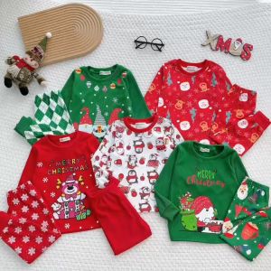 [NOEL 2023] Bộ Dài Tay NOEL Thu Đông - Hiệu MINKY MOM Vải Thun Gân Cho Các Bé 0-8 Tuổi Cao Từ 80-130Cm - TD-IN116