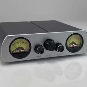 YJCO TPA3223 200W×2 Digital Power Amplifier Bluetooth 5.1 APTX HD HIFI Stereo Audio Amp With Dual VU Meter for Passive Speaker