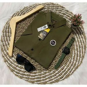 KEMEJA PENDEK JUMBO PRIA BAJU POLOS COWOK WARNA LENGKAP KATUN SIZE 2XL 3XL