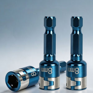NiuXiang | Đầu Mũi Khoan Lực Xoắn Cao Thay Đổi Nhanh Dùng Cho Máy Khoan 8mm Cán Lục Giác Thép CR-V Ống Khóa Bi Cho Đầu Nối Lực