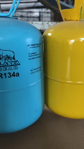 ถังน้ำยาแอร์เปล่าสภาพใหม่ คละสี จัดส่งแบบคละสี