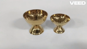 Premium Brass Oil Diya Lamp | Traditional Pooja Deepam for Home Temple & Festive Decor (Single Pc | Gold Finish)