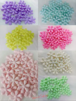 Big Flower & Ribbon acrylic Beads Center making Accessories & DIY fashion(10pcs /pack)