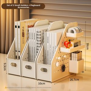 MINGZHUO | Desk Organizer Storage Box for Books and Stationery