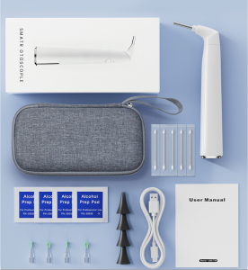 Newly Upgraded 1080P WIFl Smart Otoscope 3.9mm with 6 LEDs/EVA BOX Ear Wax RemovalCamera For Kids/Adults/Pet Support Android/IOS