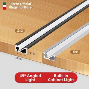 JINGYA | Embedded LED Strip Light 45&deg Angle Induction Light