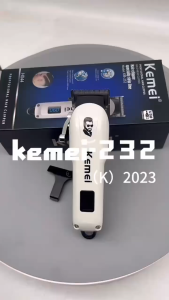Original Kemei KM-232 Hair Clipper Wireless Rechargeable Digital display Hair Trimmer electric hair cutting mechine