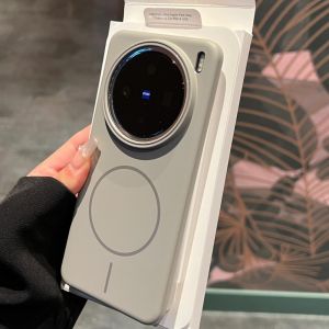 OriginalสําหรับMagsafe Magnetic Ultra Thin PCเคสโทรศัพท์สําหรับVIVO X200 S20 Pro Mini IQOO 13 NEO10 Matteไร้สายชาร์จปกแข็ง