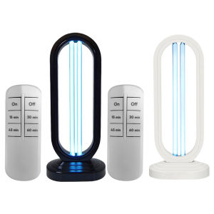 UV Light Sanitizer with 3- Speed Timing and Remote Control Ultraviolet Light UVC Lamp for Home Kitchen Baby Room Office