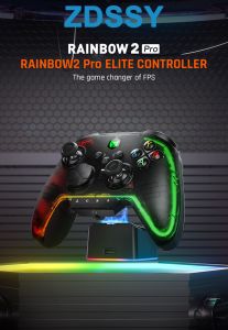 BIGBIG WON Rainbow 2 Pro Wireless Game Controller Apex Anti-curve Hall Trigger 2.4G Bluetooth Gamepad For PC/ Switch/ANDROID/IOS