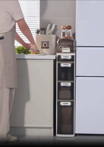 【CLEARANCE!!!】3/4/5 Layers Toilet Side Cabinet Multi-Functional Waterproof Storage Cabinet Kitchen Storage Bathroom Shelves Laundry Cabinet Tools Organiser Bathroom Organizer