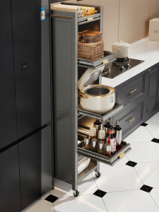 ERMO | Slim Narrow Pull-out Storage Cabinet Rack