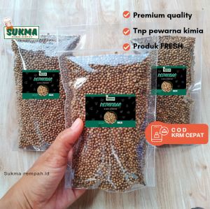 Ketumbar Butir Asli 100gram Alami Tanpa Pemutih - Coriander- Rempah Herbal Bumbu Dapur Masak Premium