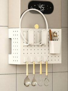 Puang | Water Heater Cover Kitchen Easy-Install Storage Shelf Stainless Steel