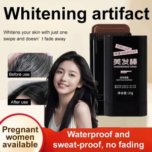 Instant Hair Dye Stick Cover Gray Hair Waterproof Stick One-Time Fast Dyeing Hair Long-Lasting Dye Comb染发棒