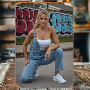 CIFbuy | 2D Retro Metal Sign Modern Female Theme Wall Art Durable Studio Decor for Shop Bar Club