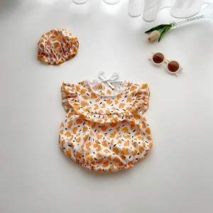 (3-12kg) Body Tăm Lạnh Cổ Bèo NHÍM XÙ KIDS Cho Bé Gái Sơ Sinh 1 Tuổi 2 Tuổi Mềm Mát B094