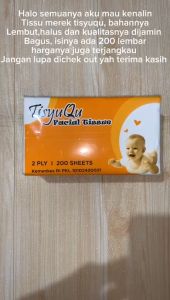Tisu Wajah Tisyuqu Facial 200 Sheets 2 Ply: Lembut dan Halus di Muka