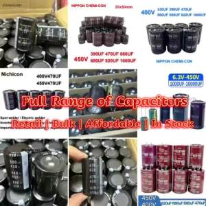 16V 25V 50V 63V 80V 100V Radial DIP Aluminum Electrolytic Capacitors 1000-10000UF 20% Tolerance 1pcs Good Quality