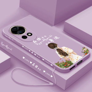 Ultra-Thin Liquid Silicone Huawei Nova13 pro Phone Case Full Lens Protection Shockproof Creative Cartoon Style Female Favourite