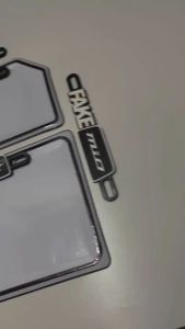 Motorcycle Plate Badge For Motor show and Daily Use Perfect Combination Ph Concept