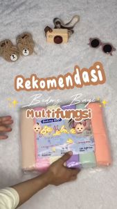 Bedong Polos Warna Muda isi 6 pcs Ukuran 120x90 Jumbo