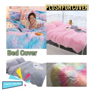 Bed cover/Faux fur bed cover/Plush bed Cover/Area Rug/Sale home decor