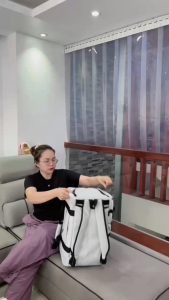 Túi trống quai xách thời trang Men Lingruii- Viền tròn có 2 size sức chứa cỡ 20 bộ đồ đa năng [FREESHIP]