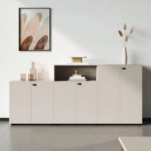 Multi-purpose Wooden Filing Cabinet With Password Lock