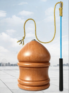 BSKT | Fitness Wooden Spinning Top For Children Adults And Boys Special With Whip Rope Toy