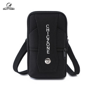 Outtobe Waist Bag Phone Bag Four-layer Large Capacity Waist Bag Multi-functional Phone Bag Waterproof Anti-theft Bag Invisible Mobile Phone Bag Outdoor Sports Running Waist Bag