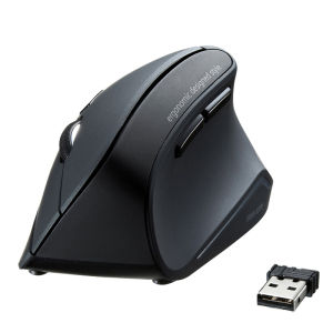 Customizable Silent Vertical Ergonomic Mouse Wired Wireless Bluetooth Computer Peripheral Device Sanwa Supply N-GMAERGW10