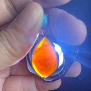 (Real Unit) Garnet Pendant 6g+-(Silver-Plated) 石榴石吊坠6g+ 镀银 (S/n: 3070410)