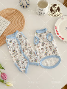 Summer Lightweight Pure Cotton Mesh Vest for Kittens No Hair German Breed Soft Breathable Short Sleeve Belly Cover Pet Clothes