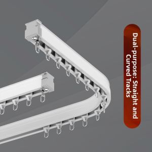Silent Hooked Aluminum Curtain Track